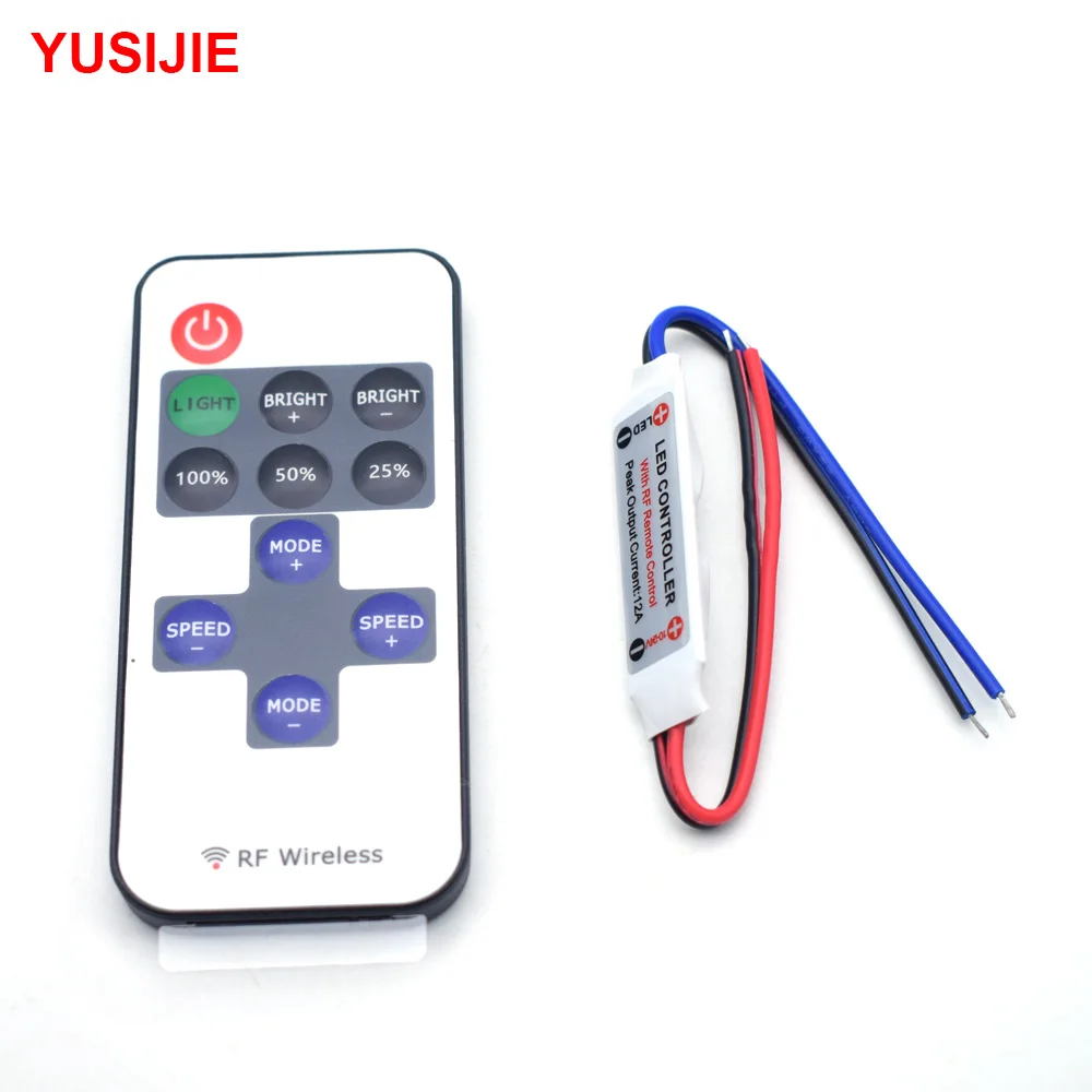 YUSIJIE-430 Button Adjustable LED Mini Strobe Module Breathing Flash Pilot Light Fast Flashing 10-24V Voltage
