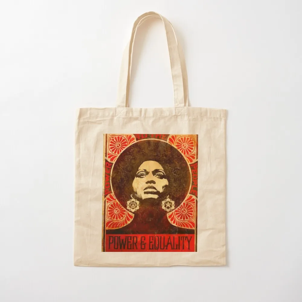 Angela Davis Tote Bag university shopper bag Customizable tote bag Woman shopper Canvas Tote