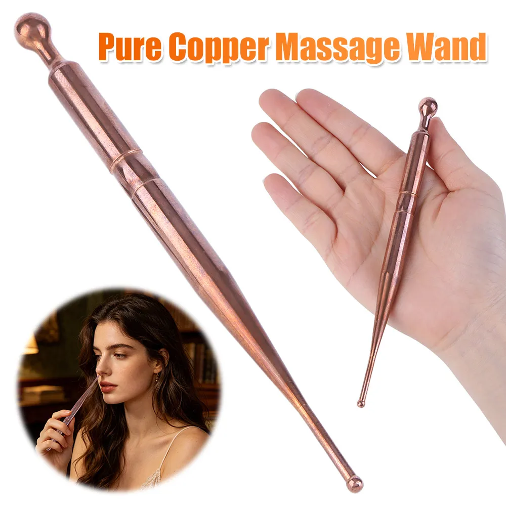 Manual Acupuncture Pen Lightweight Massage Acupressure Bar Handmade Dual Tip Tool for Muscle Relief and Improved Circulation
