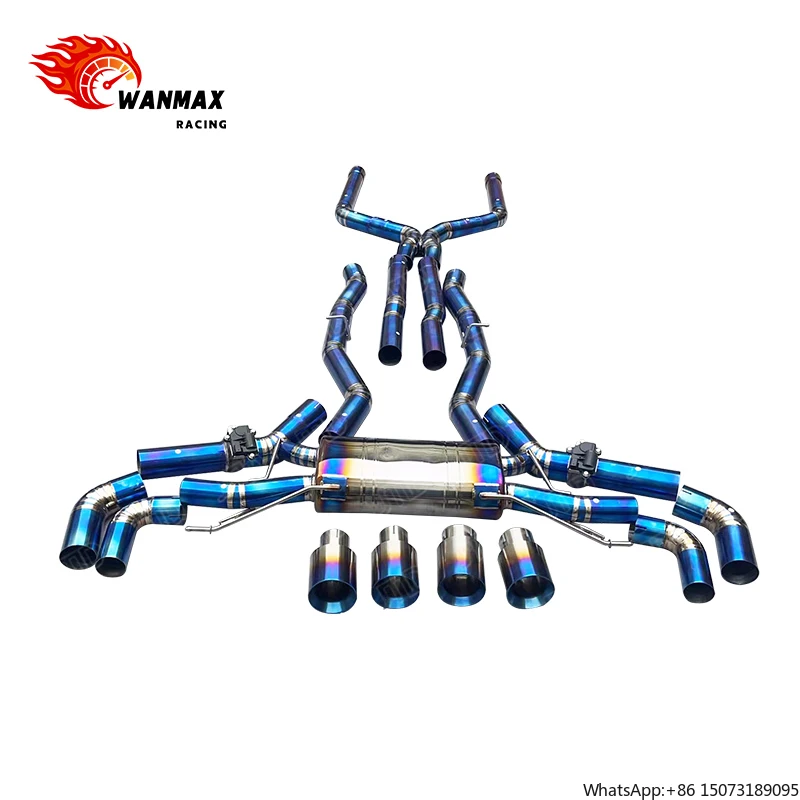 

Titanium Alloy Blue Catback Muffler Valvetronic Exhaust System for 2019+ X5M F95 V8 4.4 Exhaust
