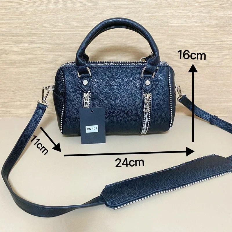 2025 نوفو zv هاوت كوتياليتي Y2K ليتشي نوير كيس أن باندولير إن كوير نساء كيس بحر كيس مزخرف