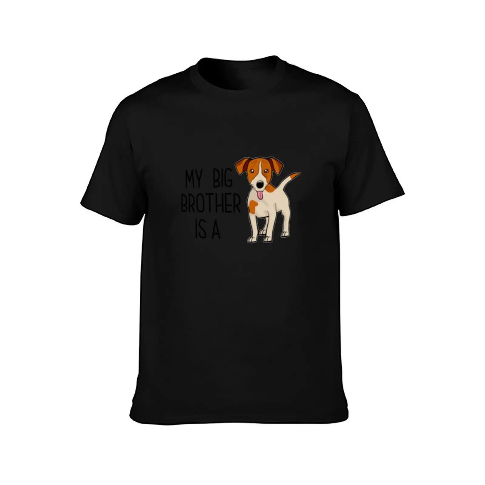 My Big Brother is a Jack Russell Terrier T-Shirt t shirt for man 100 percent cotton T-Shirt