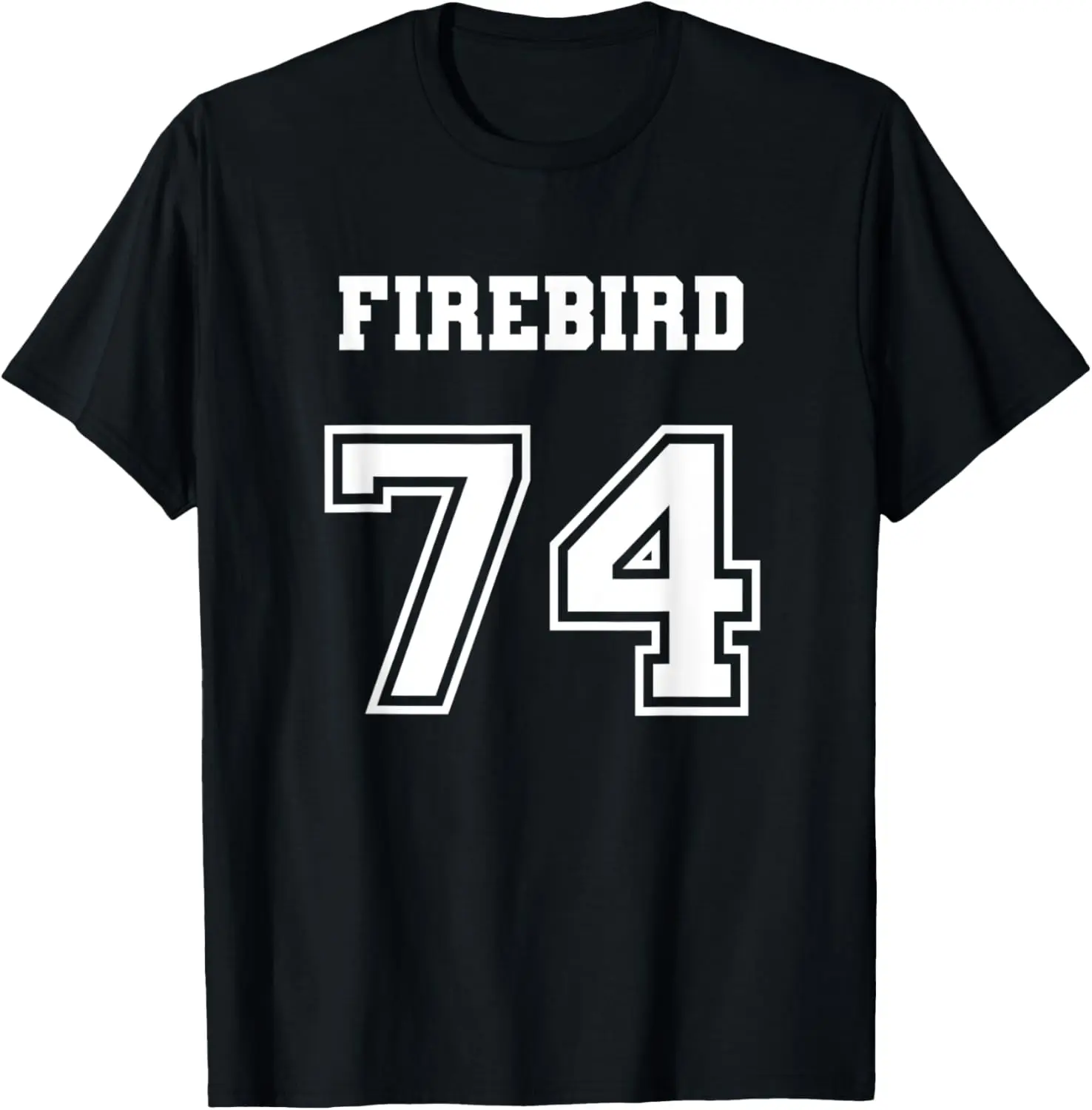Jersey Style Firebird 74 1974 Love Old School Muscle Car เสื้อยืด