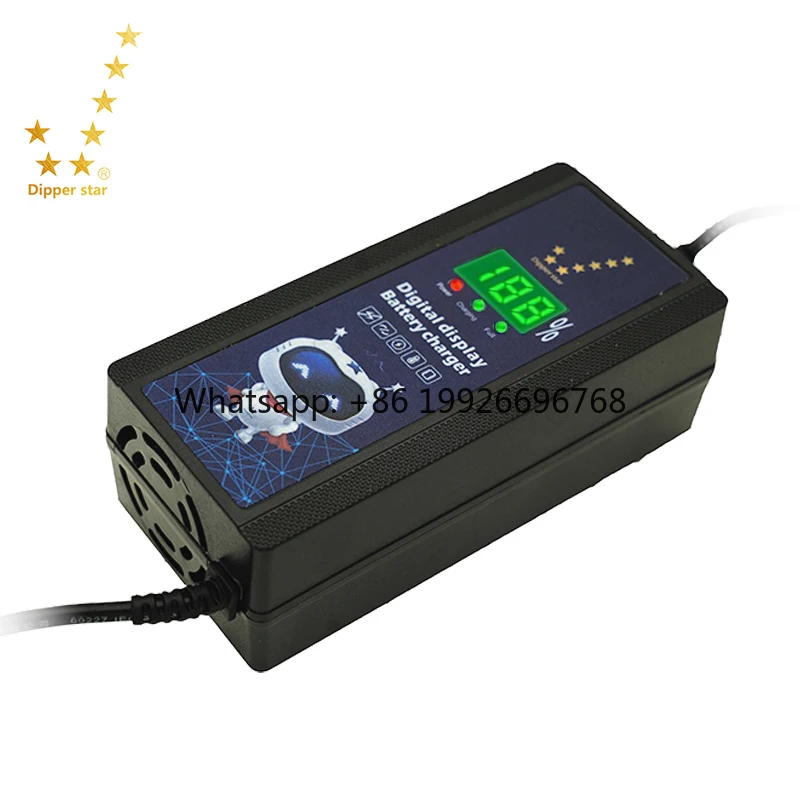 

Зарядное устройство для электровелосипедов 48В 3А с цифровым дисплеем, для свинцово-кислотных аккумуляторов