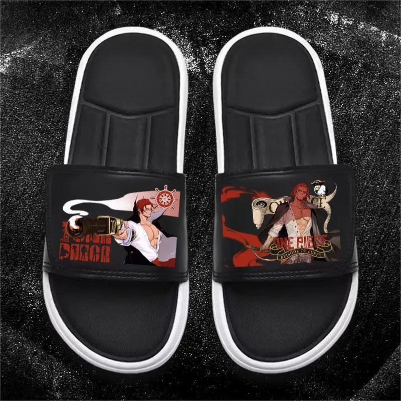 Die Cartoon-Hausschuhe „One Piece Monkey D. Luffy Roronoa Zoro“ sind weiche und bequeme Flip-Flops, die man im Sommer außerhalb des Hauses tragen kann. – Detail 8