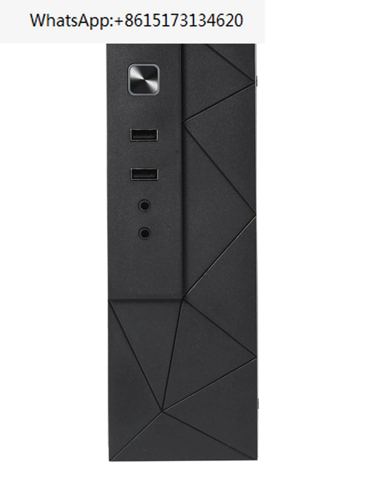 

MX01 mini back mounted HTPC desktop chassis supports 17 * 19 motherboard adapter power board