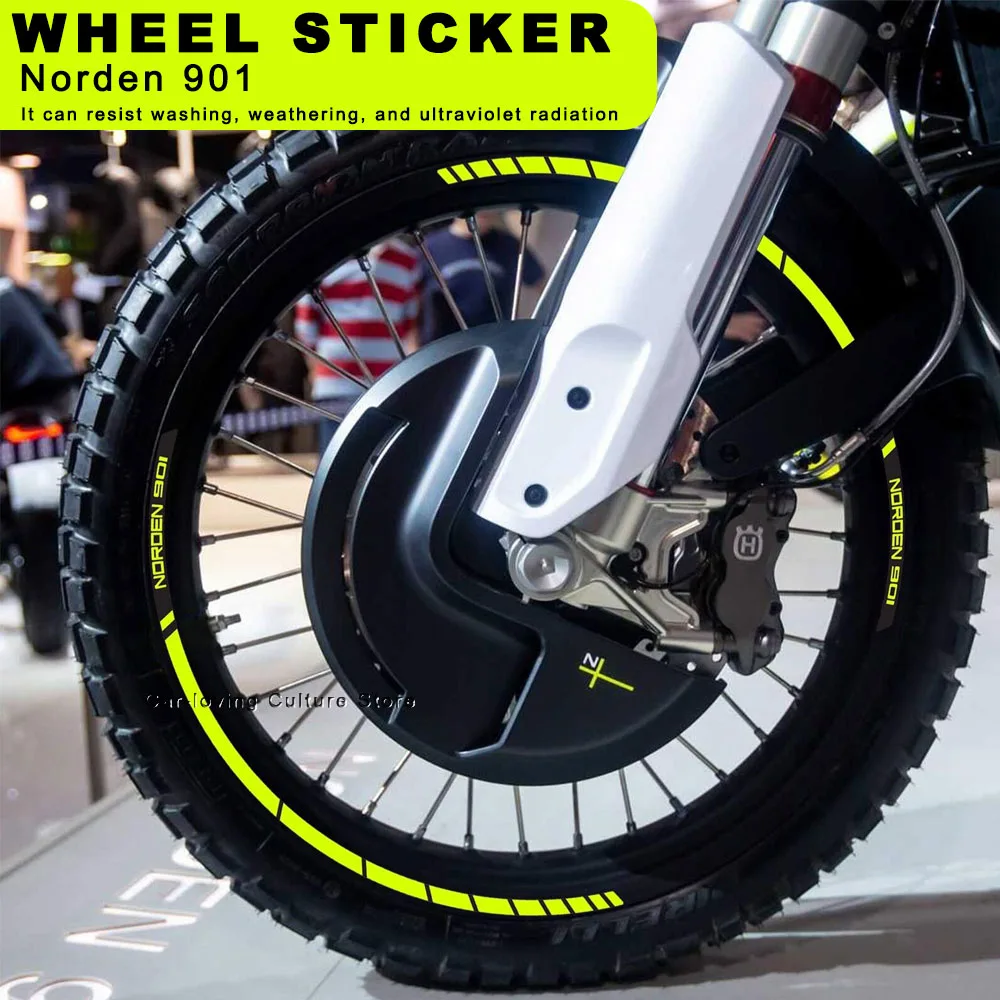 Waterproof Protective Sticker Motorcycle Wheel Sticker Motorcycle Sticker For Husqvarna Norden 901