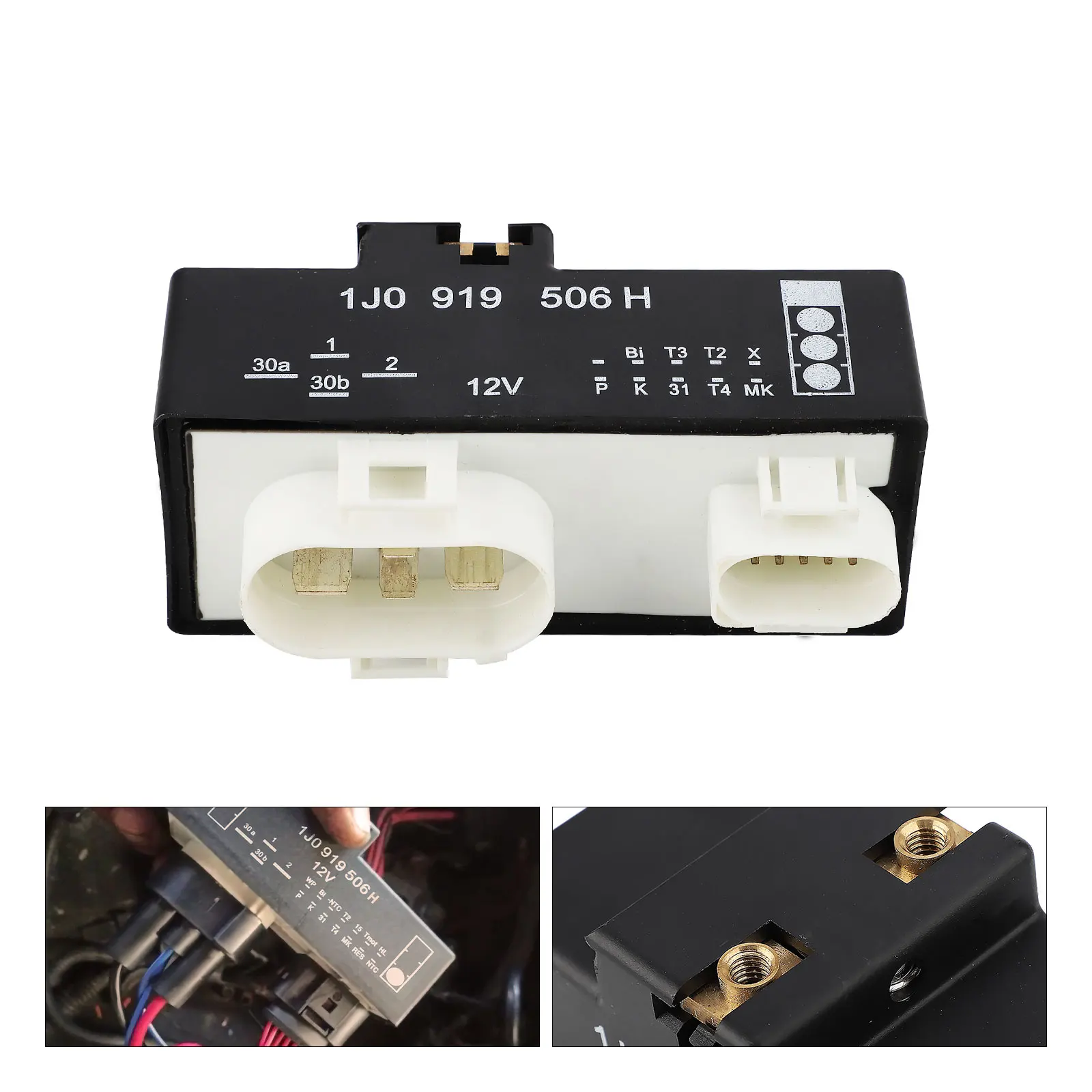 Car 1J0919506H 1J0 919 506H Cooling Fan Control Switch Relay For VW Bora Golf 5 6 Polo  Audi A3 Seat Leon Toledo Ibiza Cordoba