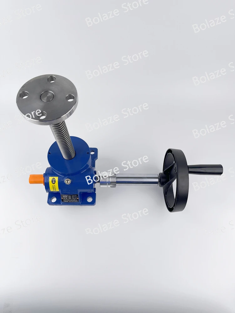 Screw Worm Gear Lift Small Hand Screw Vertical Platform Screw Hoist Lengthening Bar Lifting