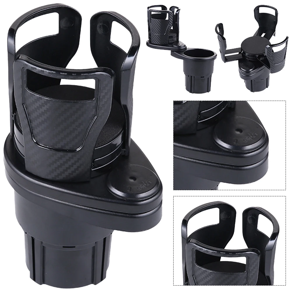 2 In 1 Auto Telescopic Water Cup Holder Car Cup Holder Expander Shockproof Drink Water Coffee Bottle Insert Auto Stand Organizer