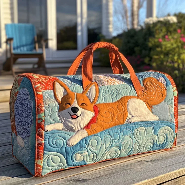 

3D Printed Quilted Bags dog funny Personalized Gifts Custom Bags Handbag Tote Bag Training Travel Bag Beach Hiking Camping