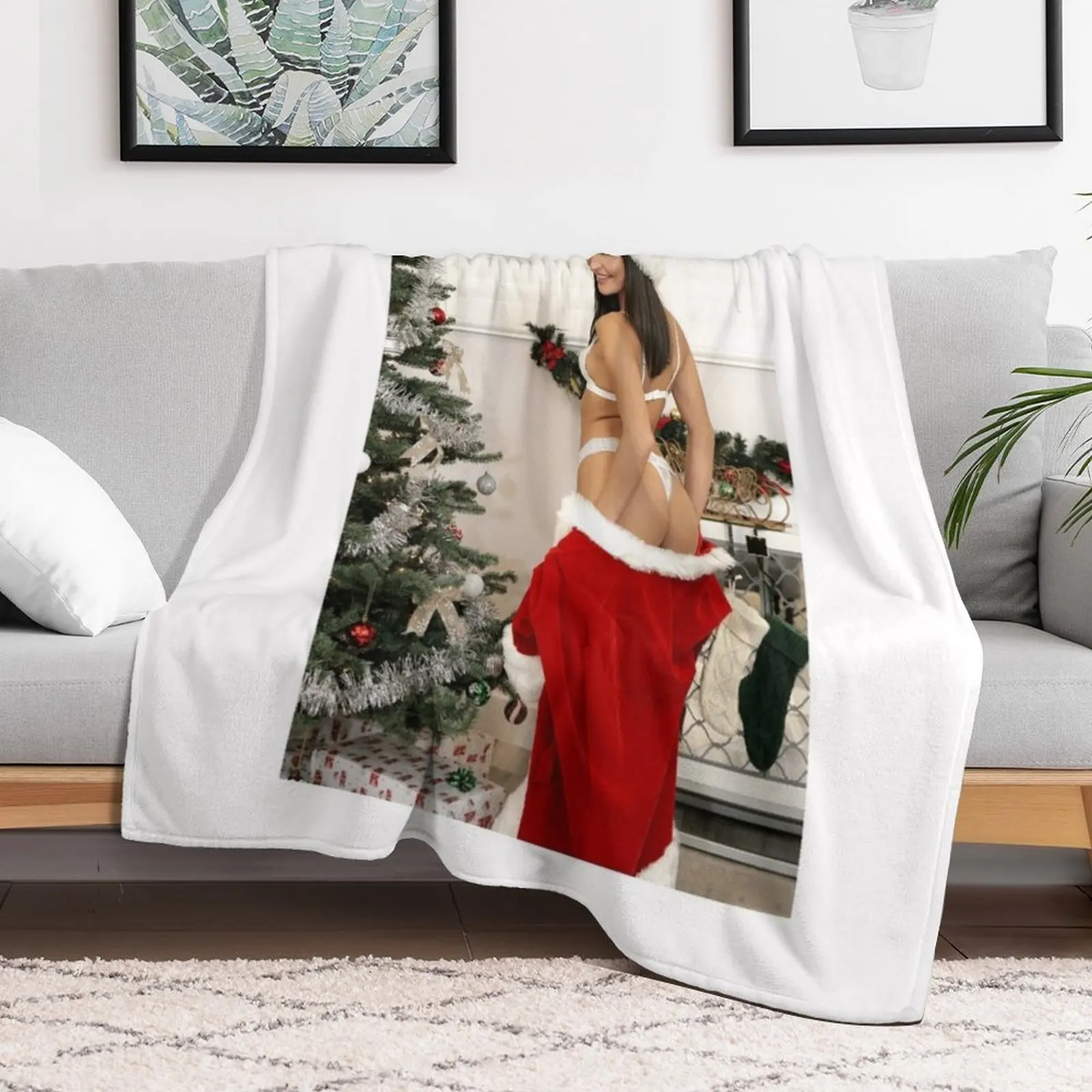 

Emily Willis Throw Blanket funny gift Soft Plaid Furrys Bed Fashionable Blankets