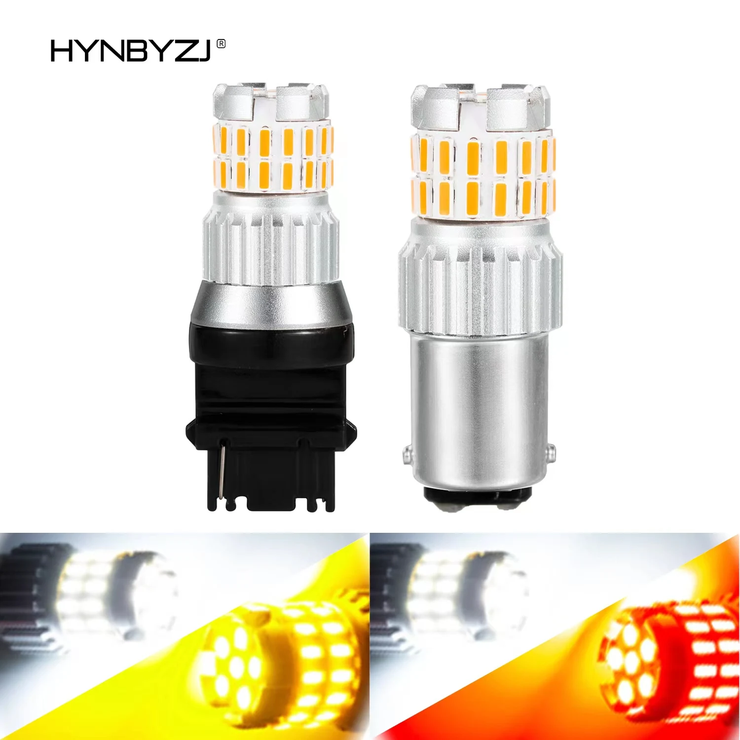 

2Pcs 1156 BA15S P21W 1157 BAY15D P21/5W 7443 3157 LED Car Tail Bulb Brake Lights Reverse Lamp Daytime Running Signal Light