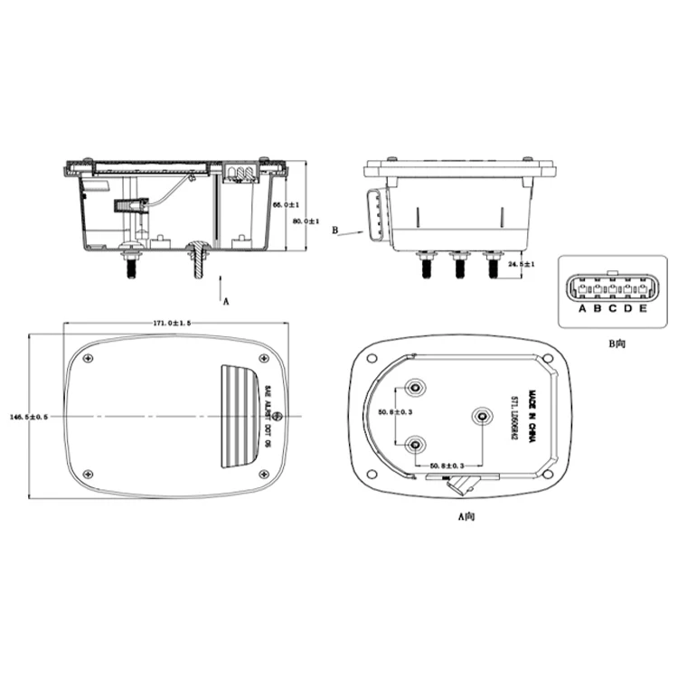 Aftermarket Truck Light 571.LD506R42 12V LED Multi-function Combination Taillight Replace