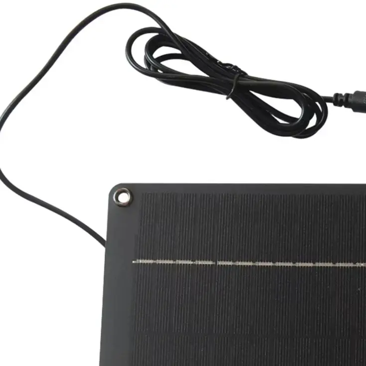 4W 12V Monocrystalline Solar Panel For Garden Light Security Camera Outdoor Lighting System Alternative Energy Charger