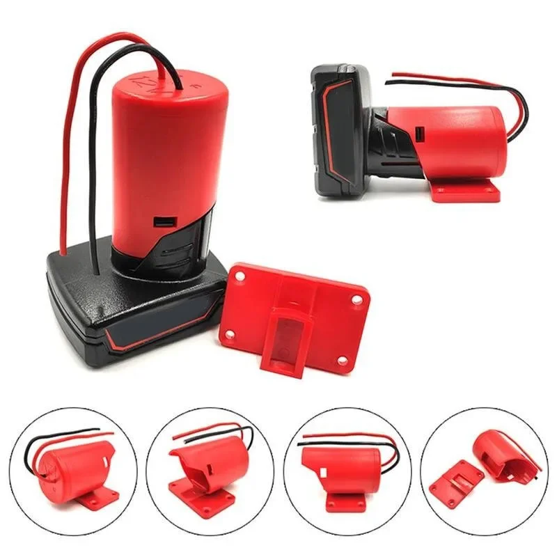 

New Tool Parts USB Power Connector Charger Holster Device Charging Adapter For Milwaukee 10.8V 12V Li-ion Battery