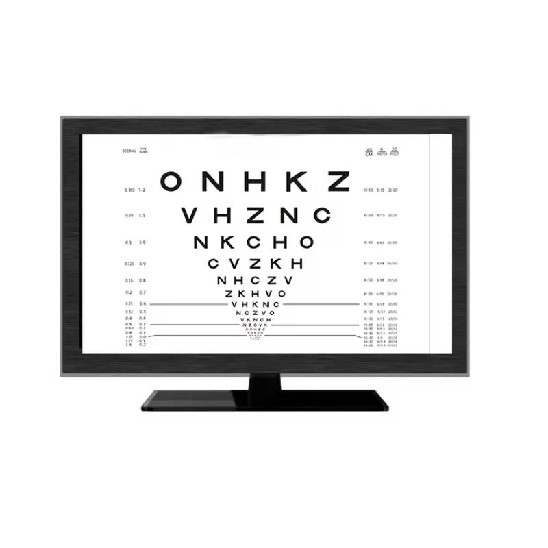Optical Led Near and Distance Auto Vision Test 20 Testing Visual Vision Acuity Chart Software