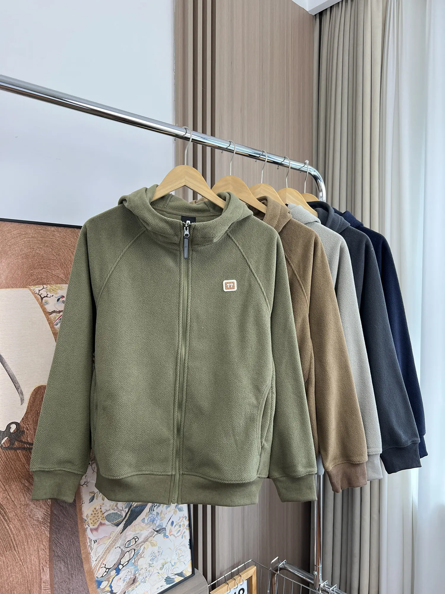 Hoodies Unissex de Cor Pura, Jaqueta Casual com Capuz, Novidade em Hoodies e Moletons, Tops Simples e Versáteis