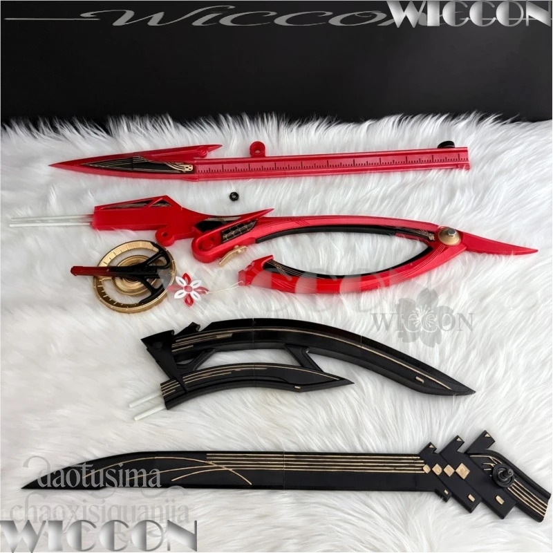 

Game Wuthering Waves Cosplay CHISA 3D Polylactic Acid Prop Accessories 코스프레 Big Fake Scissors Halloween Comic Con Festival