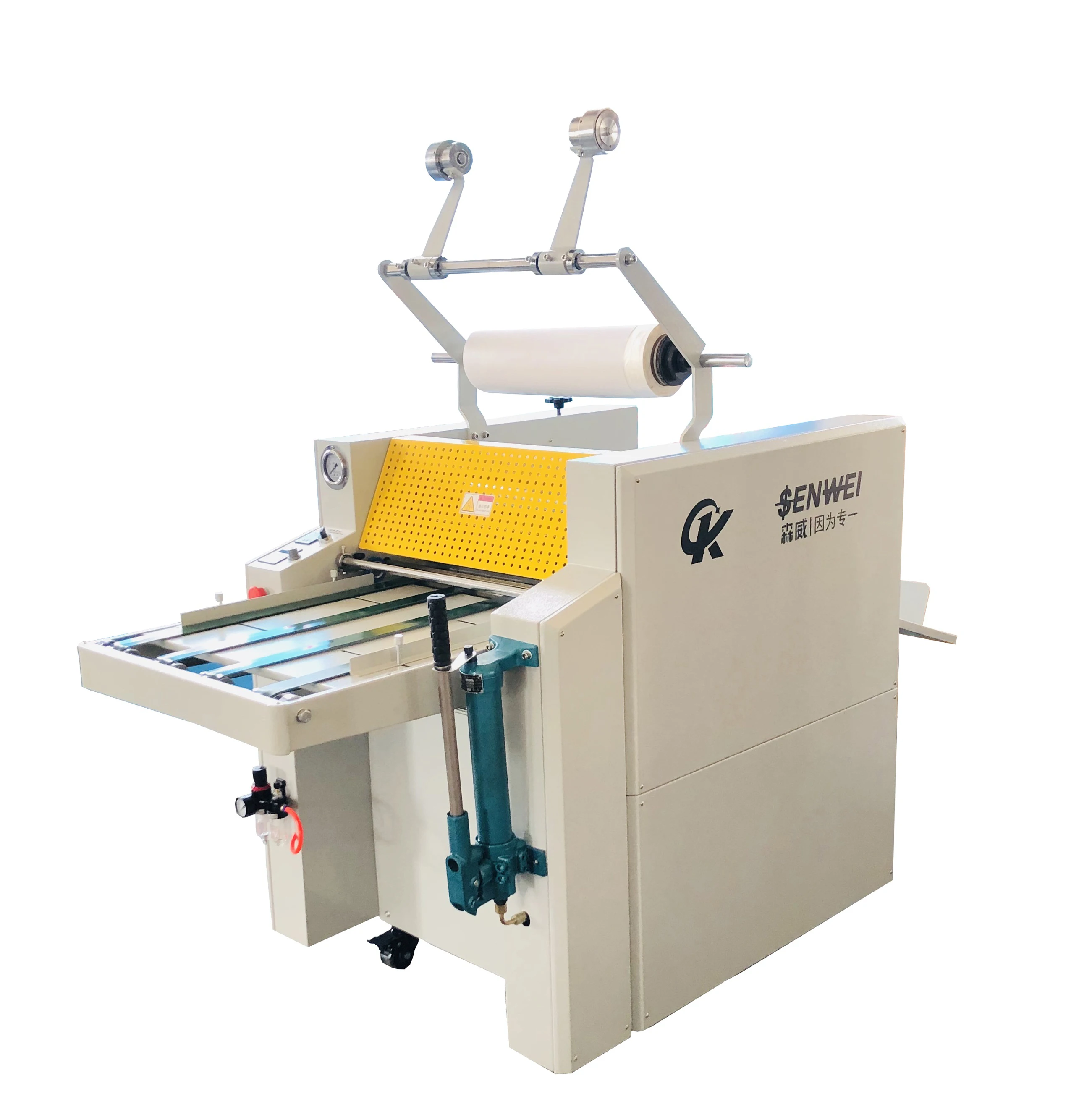 SWFM520C High Speed Hot Sale China Takeing Break Automatic Hydraulic Pressure Oil Heating Laminating Machine