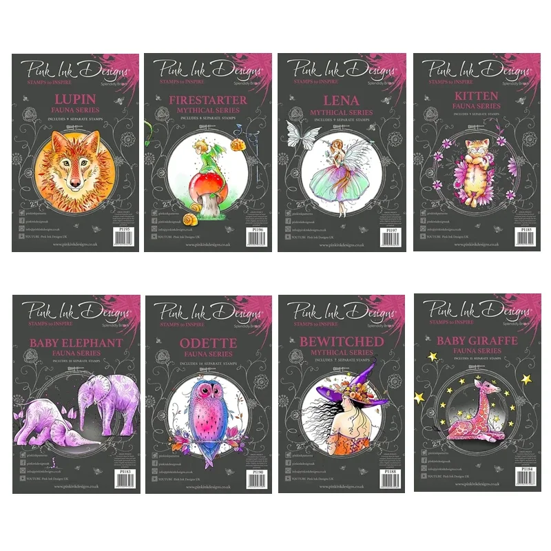 Przezroczyste stemple do scrapbookingu, tworzenia papieru, Lena Lupin Odette, czaszka, słoń, żyrafa, kartki rzemieślnicze, przezroczysta pieczęć, 15*20CM