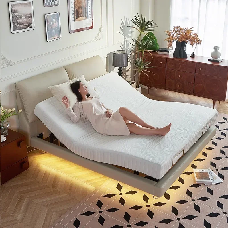 Old People Recovery Beds Multifunction Bedframe Comfortable Electric Beds Modern Adjustable Bedroom Furniture Opklapbedden LLB