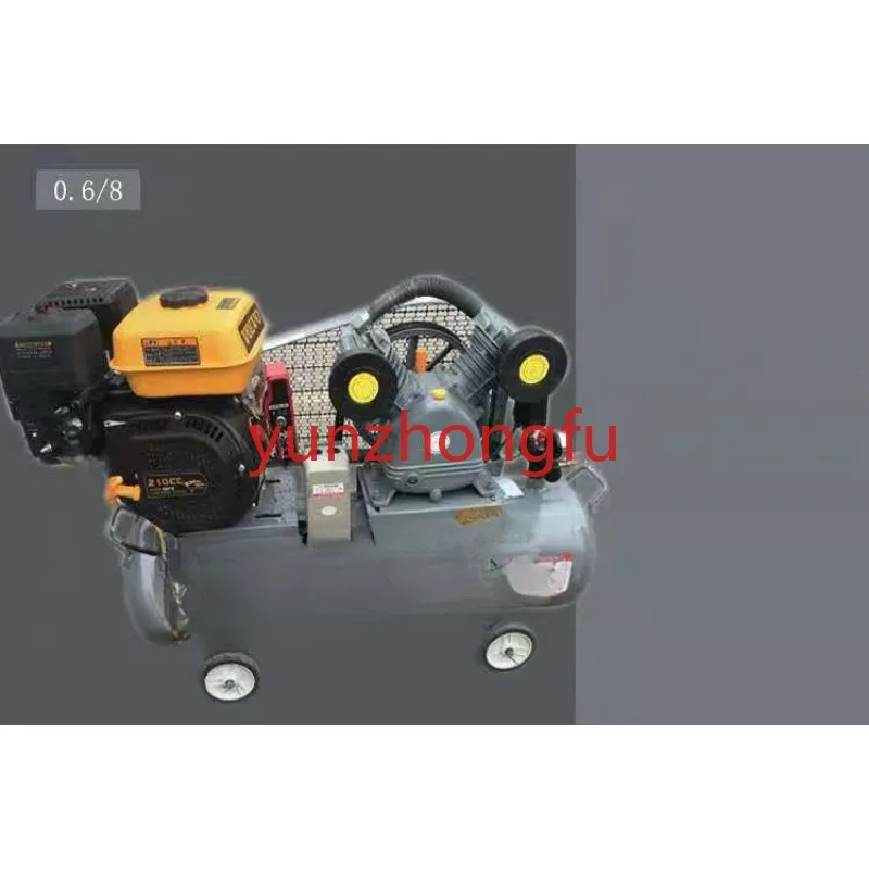 0.6L/Min 0.8mpa 15hp 100l Tank High Quality Engine Gasoline Air Compressor