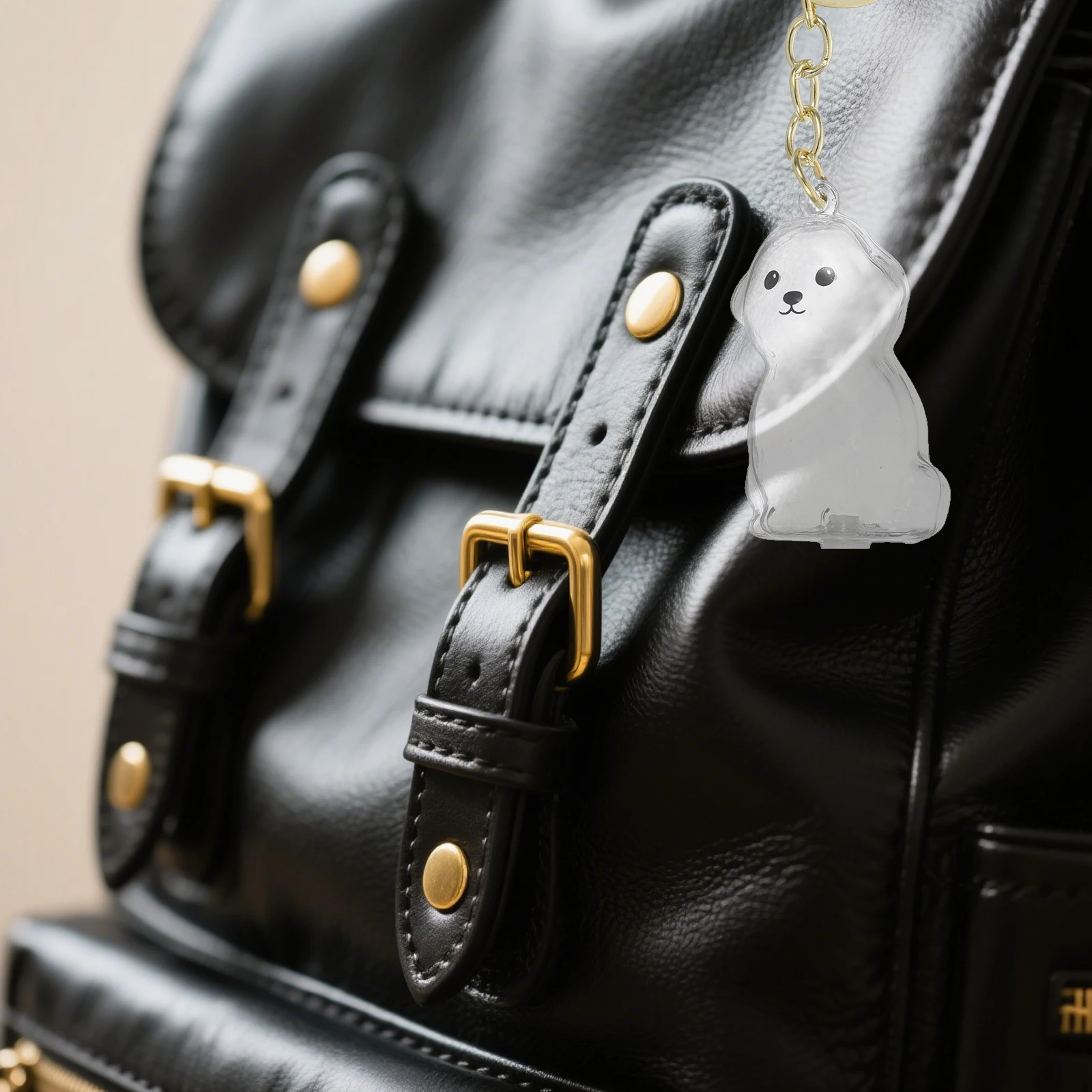 

4Pcs Pet Hair Keepsake Box Keychain See Through Container for Dog Cat Owner Memory Preservation Portable Charm