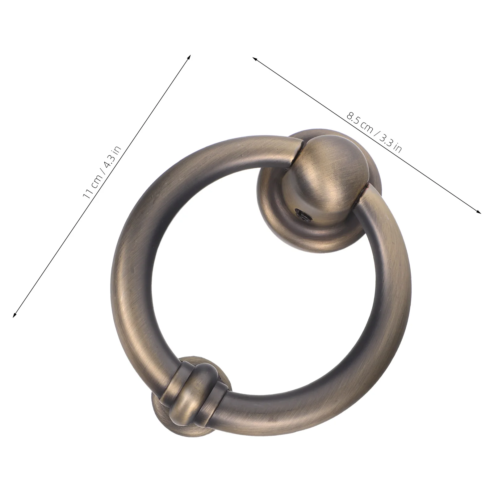 مطرقة باب مزخرفة واحدة، مادة سبائك الزنك الصلبة، سهلة التركيب لجزء باب أمان الفندق المنزلي، التصميم الحديث