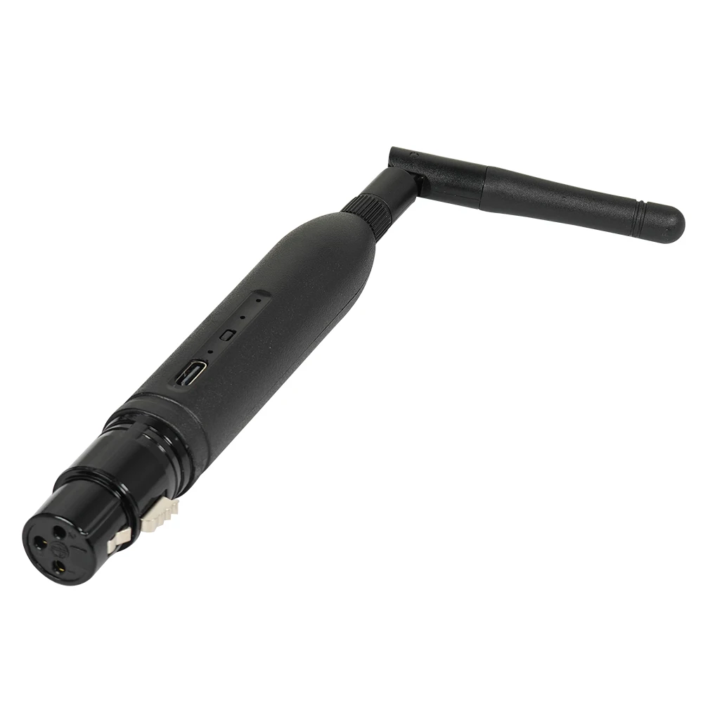 10 Buah/Lot Pemancar/Penerima Sinyal DMX512 Nirkabel Dapat Diisi Ulang Pengontrol Sinyal Nirkabel Lampu Panggung 3-Pin