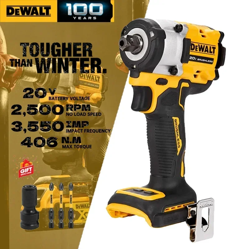 

DEWALT DCF922 Impact Wrench With Detent Pin Anvil ATOMIC 20V MAX Variable Speed Rechargeable Cordless Wrench DCF922B Bare Tool