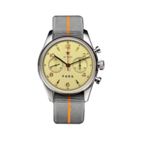 Proxima Men Chronograph Watch 39MM Pilot Panda Manual Wind Mechanical Wristwatch Sport 10ATM Sapphire ST1902 Military