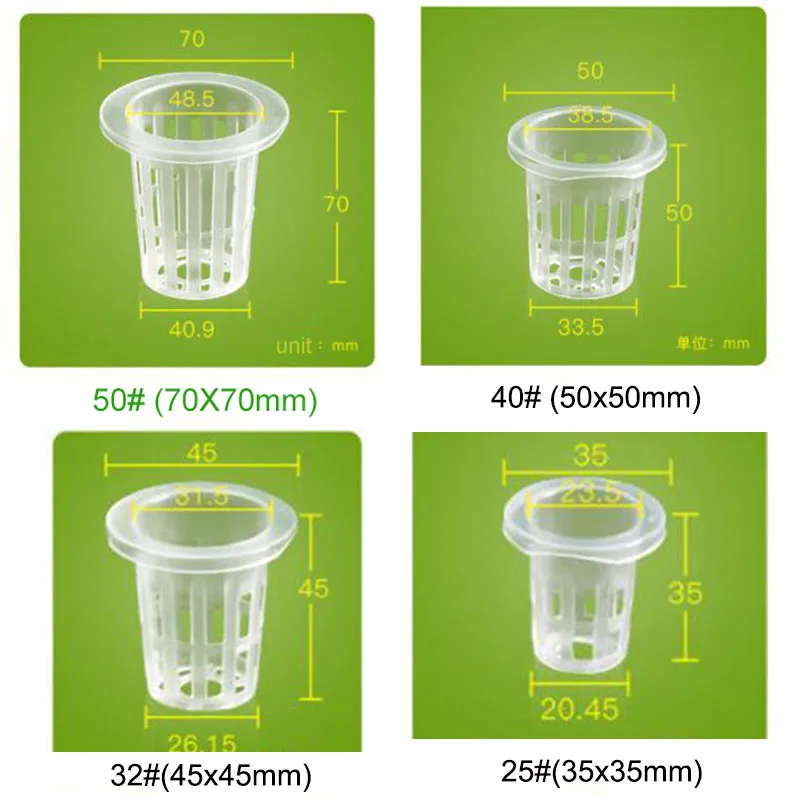 10pcs Sponge Planting Basket Net Soilless Hydroponic Vegetables Nursery Cup Growing Cloning Collar Garden Cultivation System A4