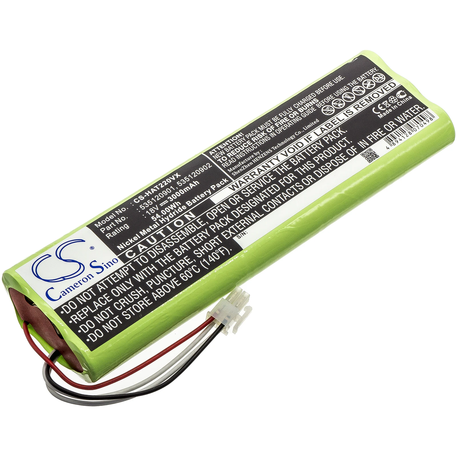 Lawn Mowers Battery 18V/3000mAh 535120901, 535120902 for Husqvarna Automower 220AC/2007/2008/2009/2010/2011/2012/2013/2014/2015