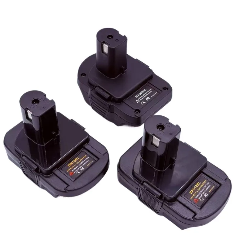 

ALASICKA Adapter DM18RL MT20RNL BPS18RL for Makita/Dewalt/Milwaukee/Black+Decker/Porter-Cable/Stanley 18V To for RYOBI 18V Tool