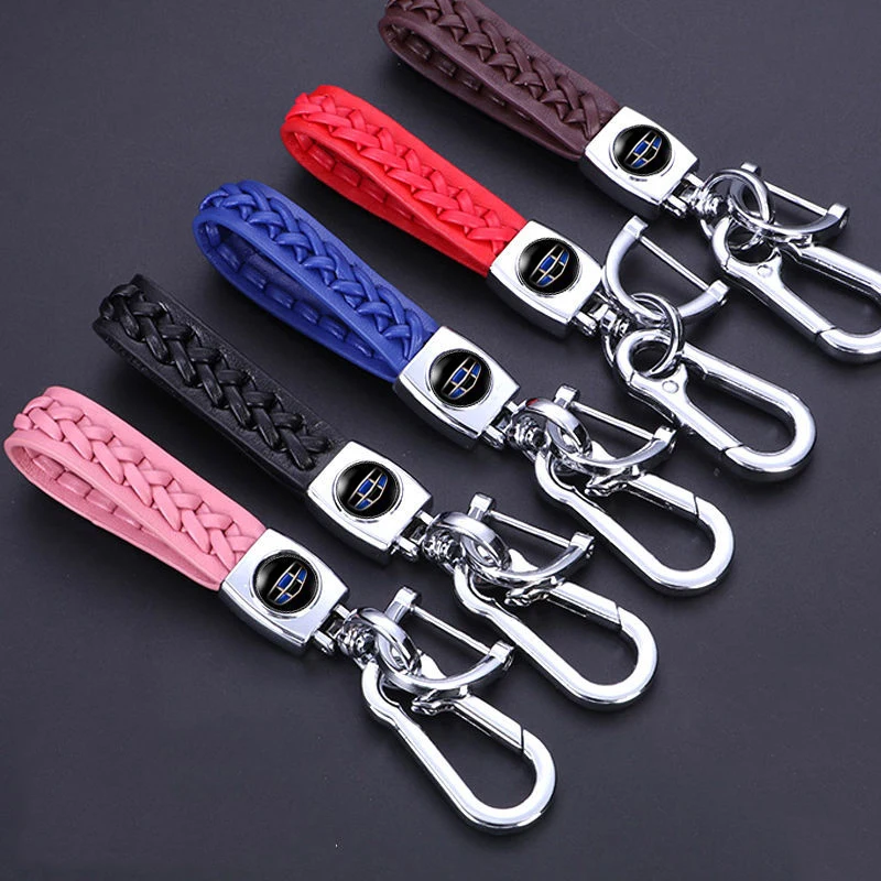 Брелок для ключей автомобиля, металлический плетеный трос для Geely Binyue Pro Binrui EC7 Emgrand GS X6 X3 Xingyue Boyue, аксессуары для автомобильных ключей