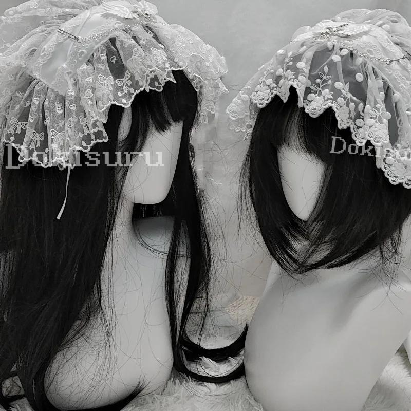 الأصلي الجديد اليابانية Rojita نمط الملاك الألغام سلسلة SC عقال لوليتا العروس ثقافة فرعية 2D الحلو لطيف هيرباند إكسسوارات الشعر #4