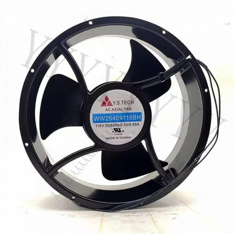 

Y+ для Y.S.TECH WW25489115BH AC115V 0,55/0,65A 25489 Круглый вентилятор переменного тока 25 см Охлаждающий вентилятор