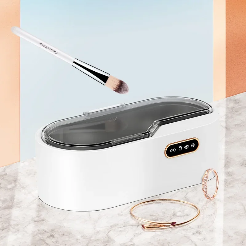 450ML Ultrasonic Cleaner Vibration Wash Cleaner High Frequency Washing Jewelry Glasses Watch Small Ring Clean Washing Machine