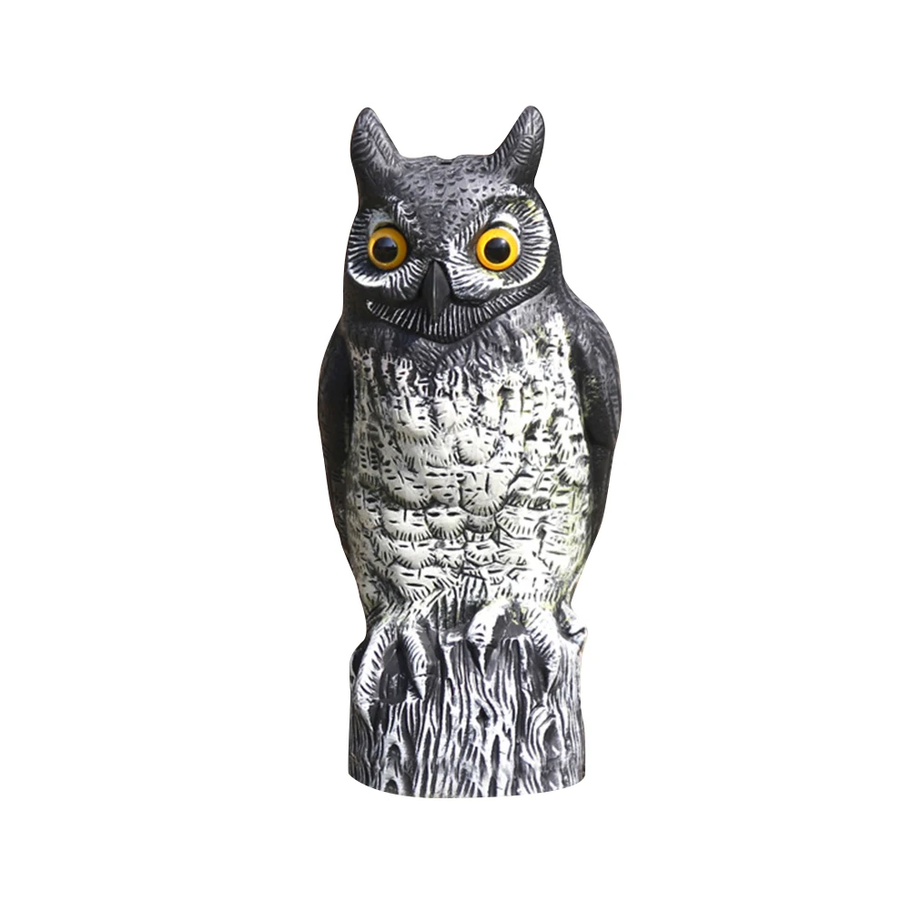 

Simulation Owl Repeller Life Decor Scarecrow Pest Control Eco friendly Bird Deterrent Plastic Statue