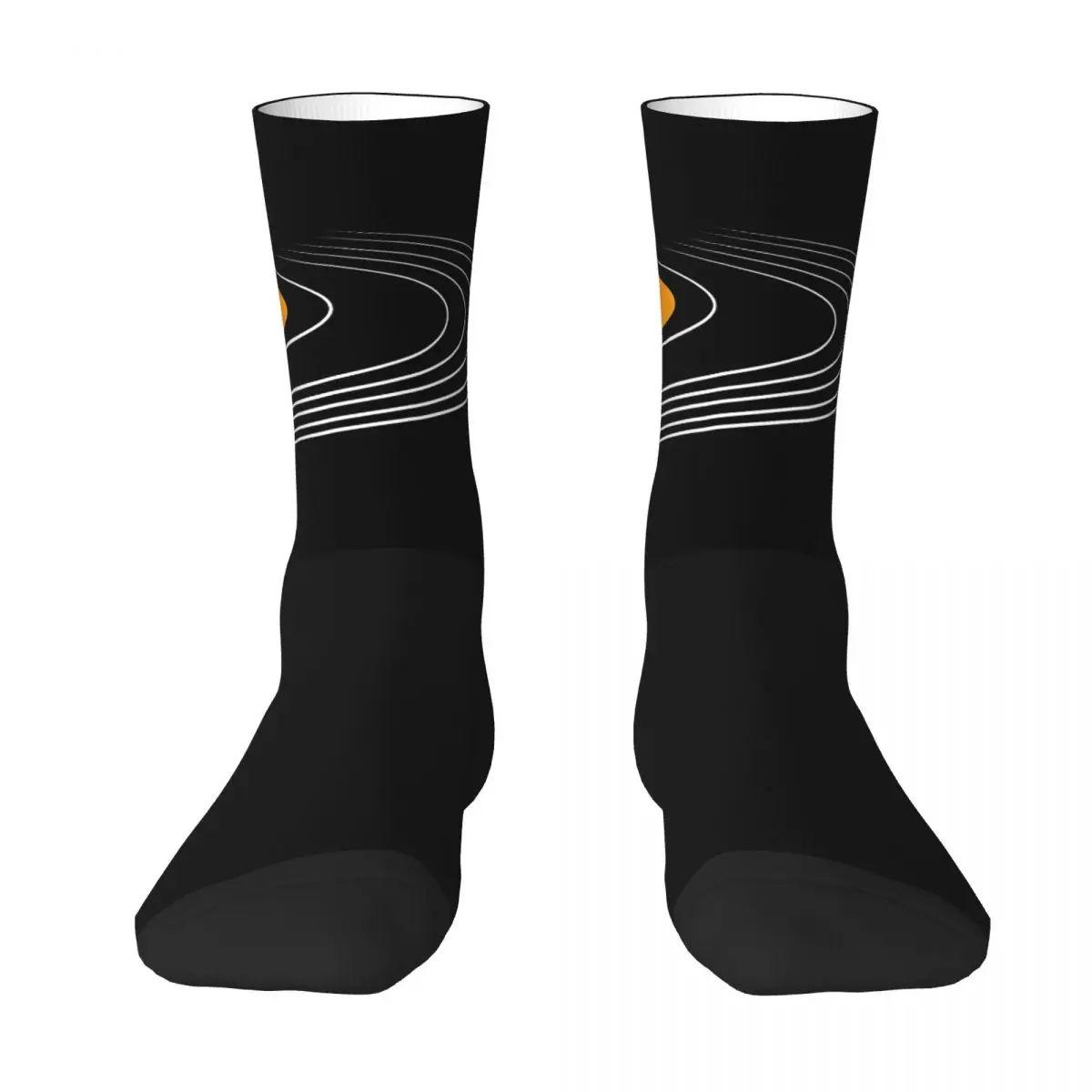 Music Vinyl Record Socks Travel 3D Print Boy Mid-calf Sock