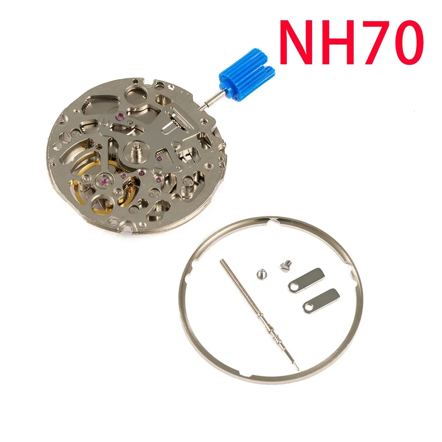 Japan Original NH71 NH72 NH70 High Accuracy Skeletonized Movement Automatic Self-winding 24 jewels Mechanism Modification Parts image 3