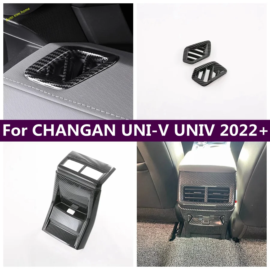 

Front Dashboard Armrest Box Rear Air Conditioning Vent AC Outlet Cover Trim For CHANGAN UNI-V UNIV 2022 - 2024 Car Accessories