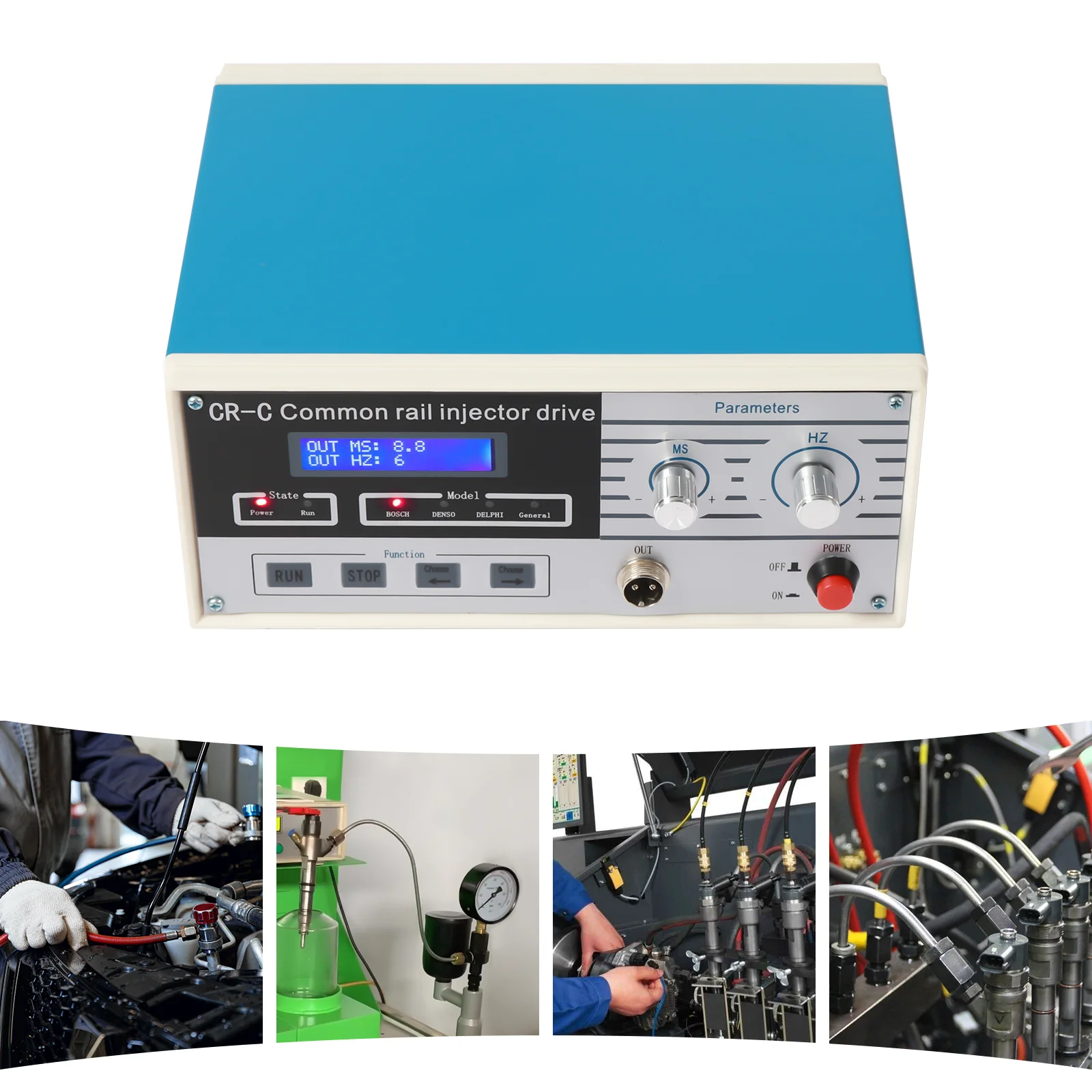 CR-C Multifunctional Detector Testing Machine Common Rail Injector Fuel Injector Tester Injector Tester Too For Bosch/Delphi