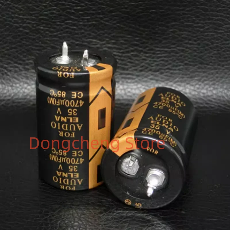 

5 шт./лот, 100% новый оригинальный алюминиевый электролитический конденсатор ELNA 4700 мкФ 35В для аудио, 35В4700мкФ, для аудиофильских систем