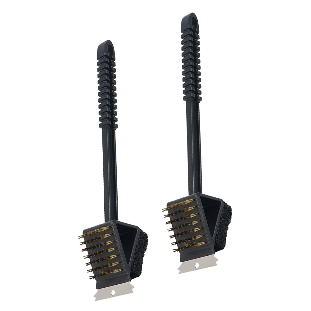

2pcs 3 In 1 Grill Scrubber Barbecue Brush Cleaner Bbq Accessories Outdoor Bbq Scrubber Brush Efficient Grate Cleaner For Healthy
