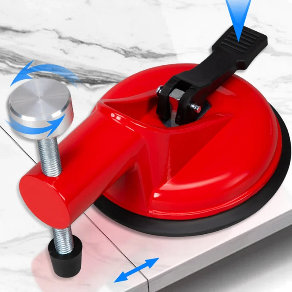 

Construction Suction Cup Marble Stone Leveler Marble Work Tile Installation Red as Picture 120MM Suction Power ABS Material