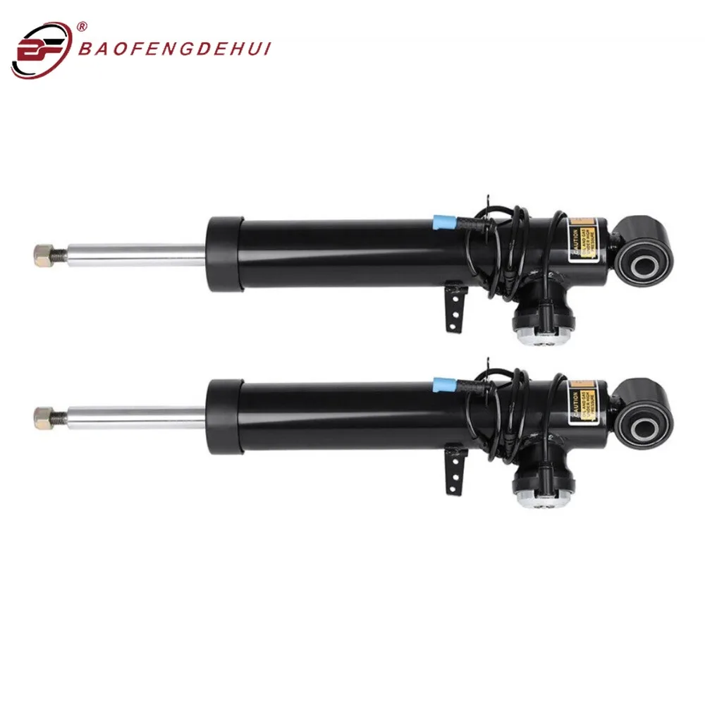 2PCS NEW Rear Air Suspension Shocks Absorbers Struts For BMW X5 X5M F15 X6 X6M F16 37106875090 37106875091 37106875089