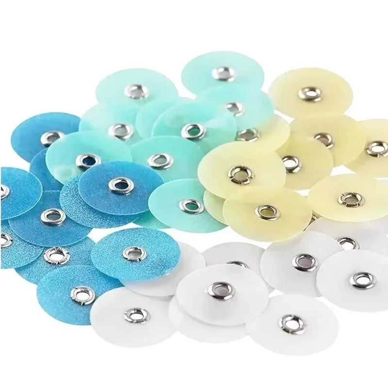 40/80Pcs Dental Composite Polishing Discs Odontologia Materials Dental Oral Polishing Kit Resin Grinding Discs Teeth Whitening