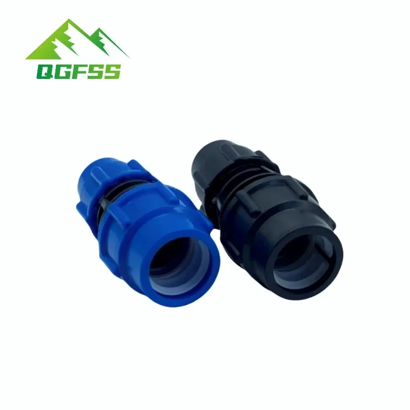 PE Tap Water Irrigation Water Variable Diameter Pipe Connector 20/25/32/40/50mm Water Tube Direct Pipe Quick Pipe Fittings